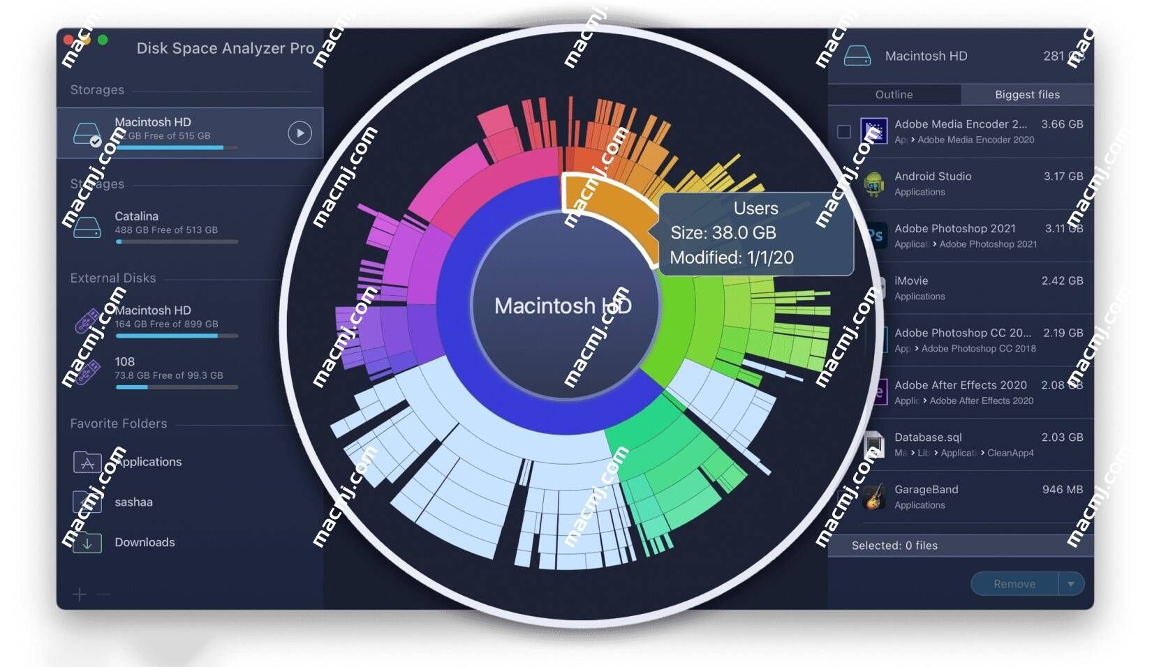 Disk Space Analyzer Pro for Mac(可可视化磁盘清理工具)