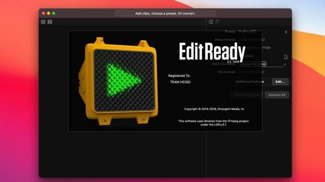 EditReady for Mac(强大的视频转码器)