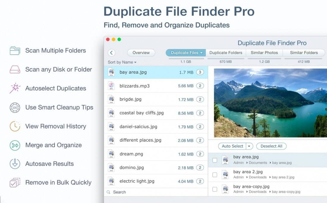 Duplicate File Finder Pro for mac(重复文件快速查找器)