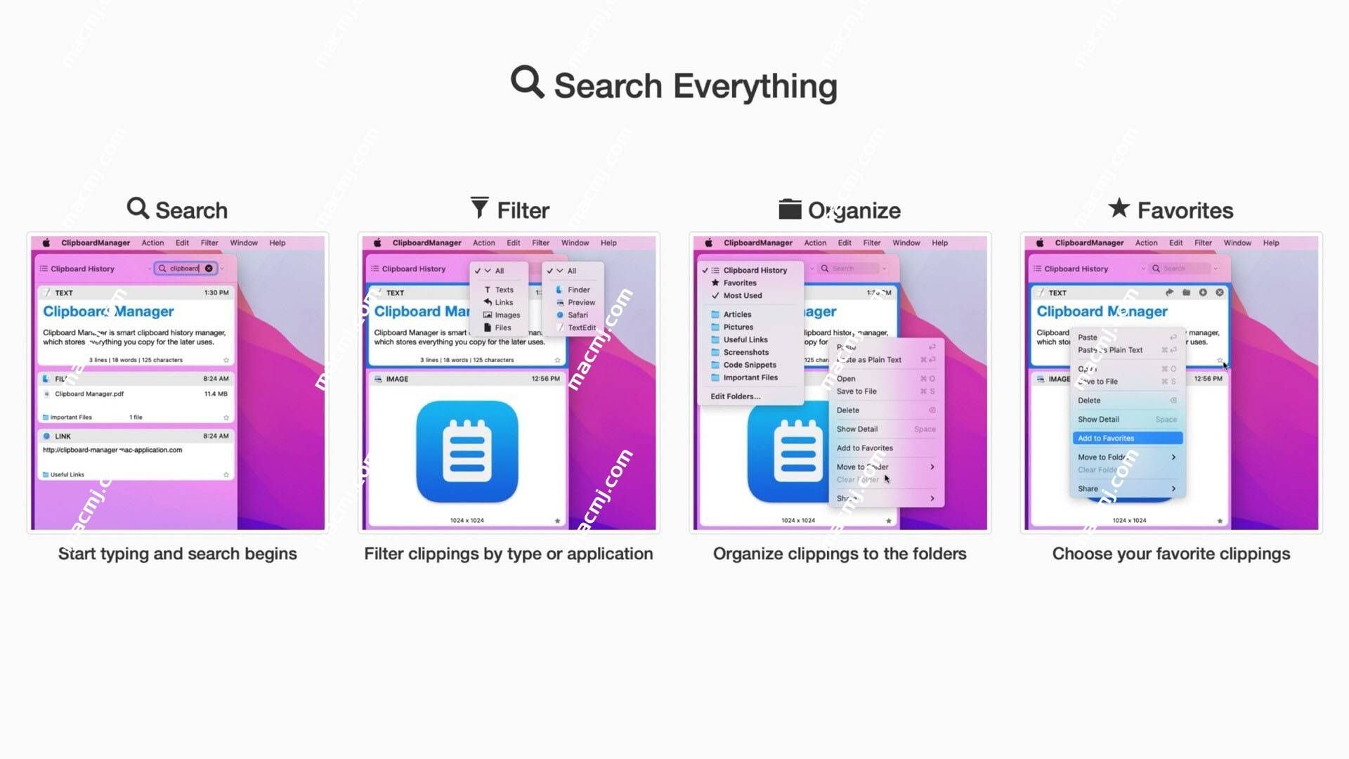 Clipboard Manager for mac(mac剪贴板管理工具)
