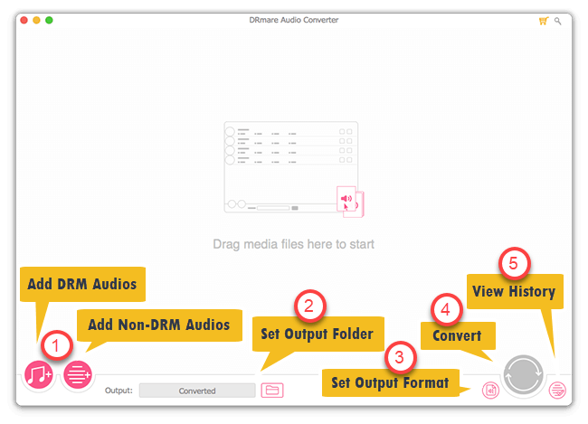 DRmare Audio Converter for Mac(DRM音频转换工具)