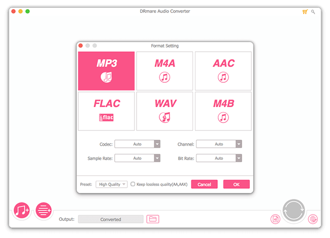 DRmare Audio Converter for Mac(DRM音频转换工具)