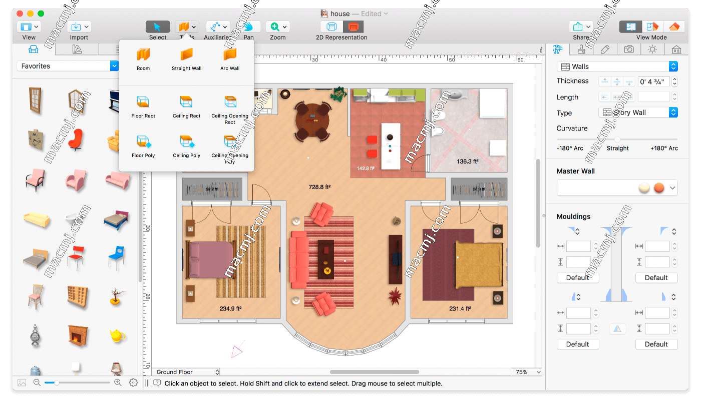 Live Home 3D Pro &#8211; 强大高级的室内设计软件