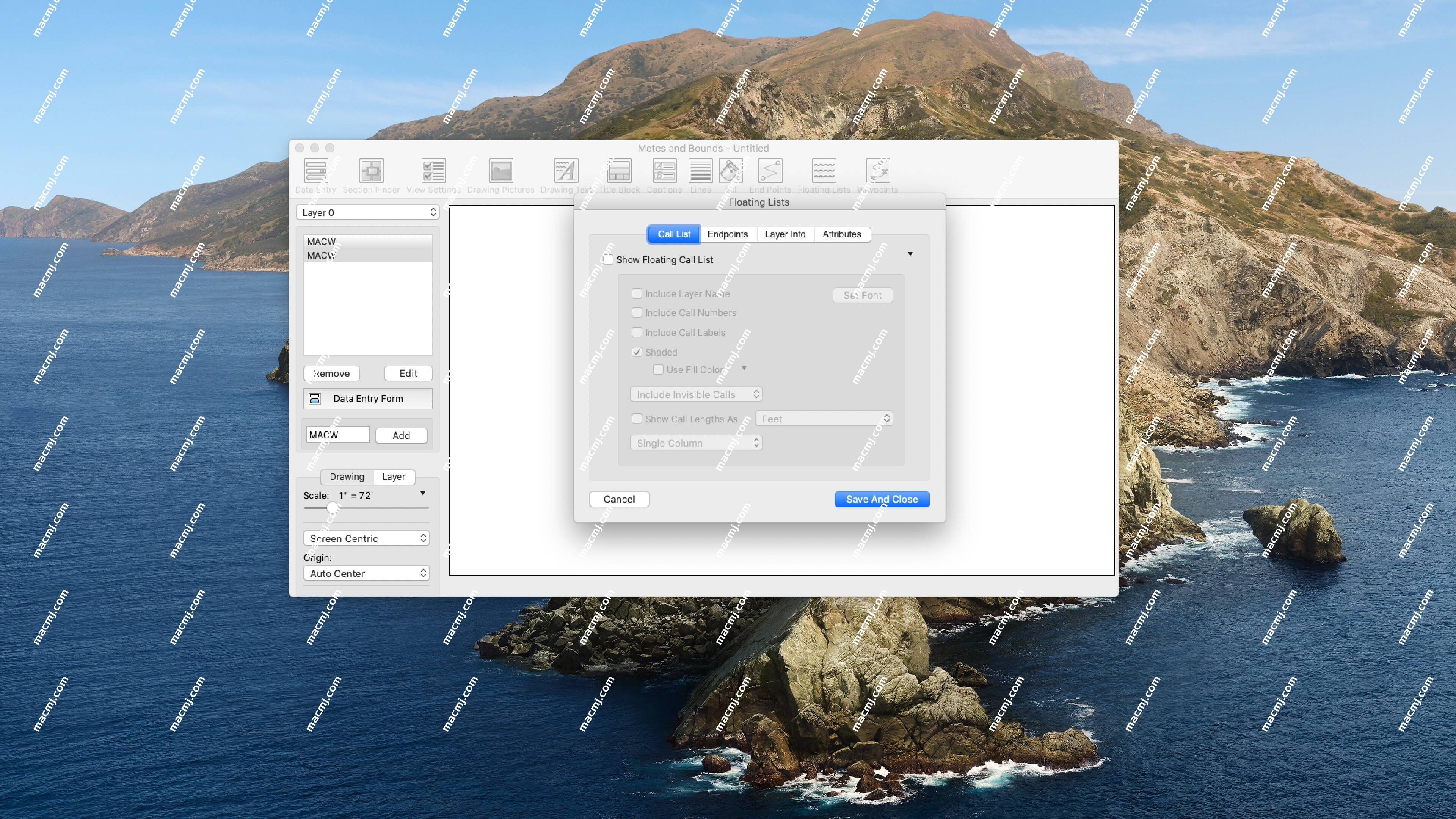 Metes and Bounds Pro for Mac(房地产契约绘图软件)