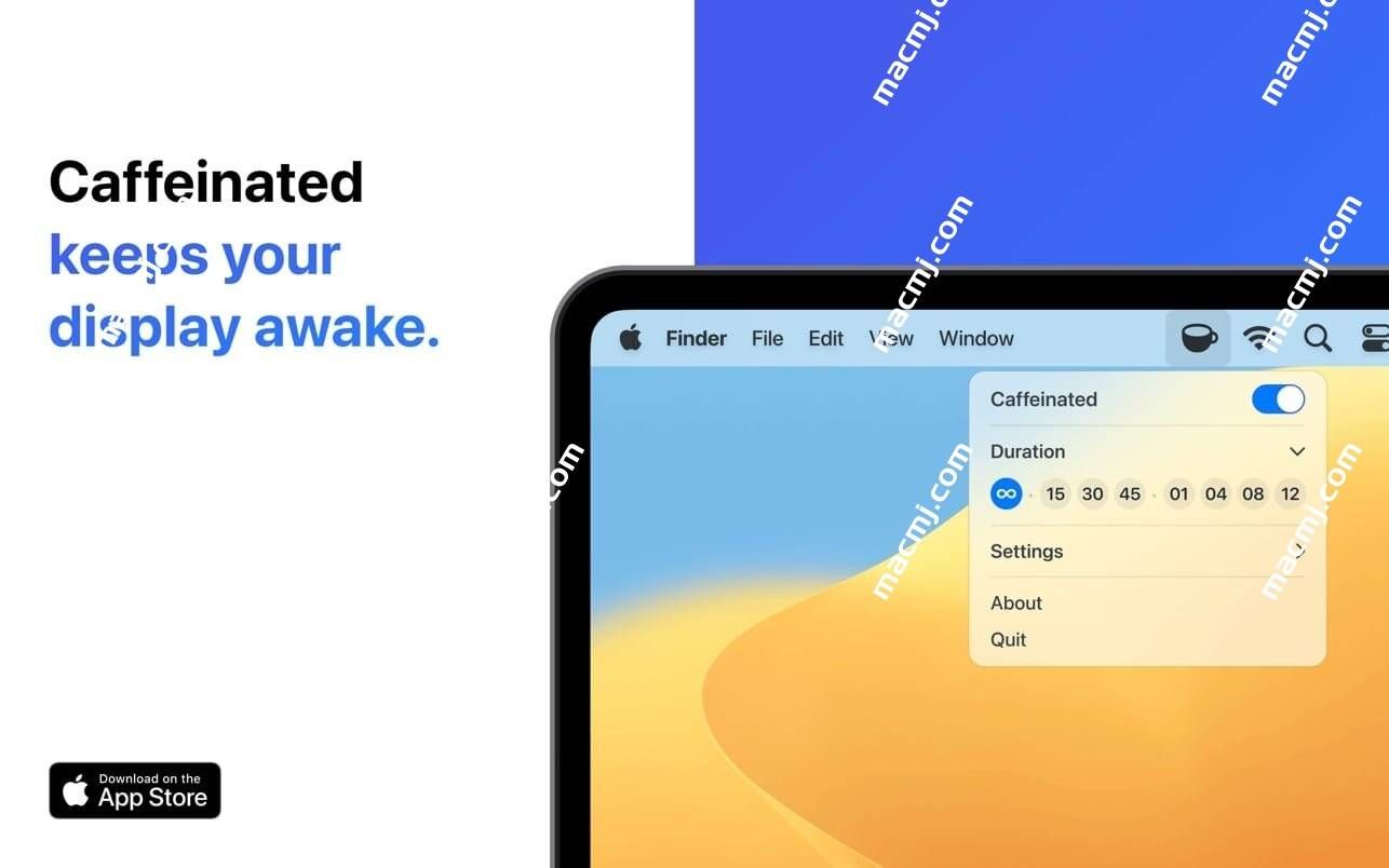 Caffeinated for Mac(系统防睡眠软件)