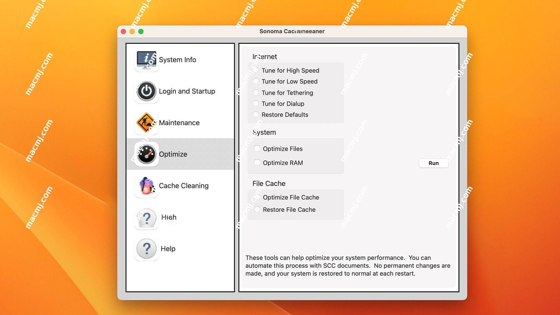 Sonoma Cache Cleaner for Mac(MacOS系统清理优化工具)
