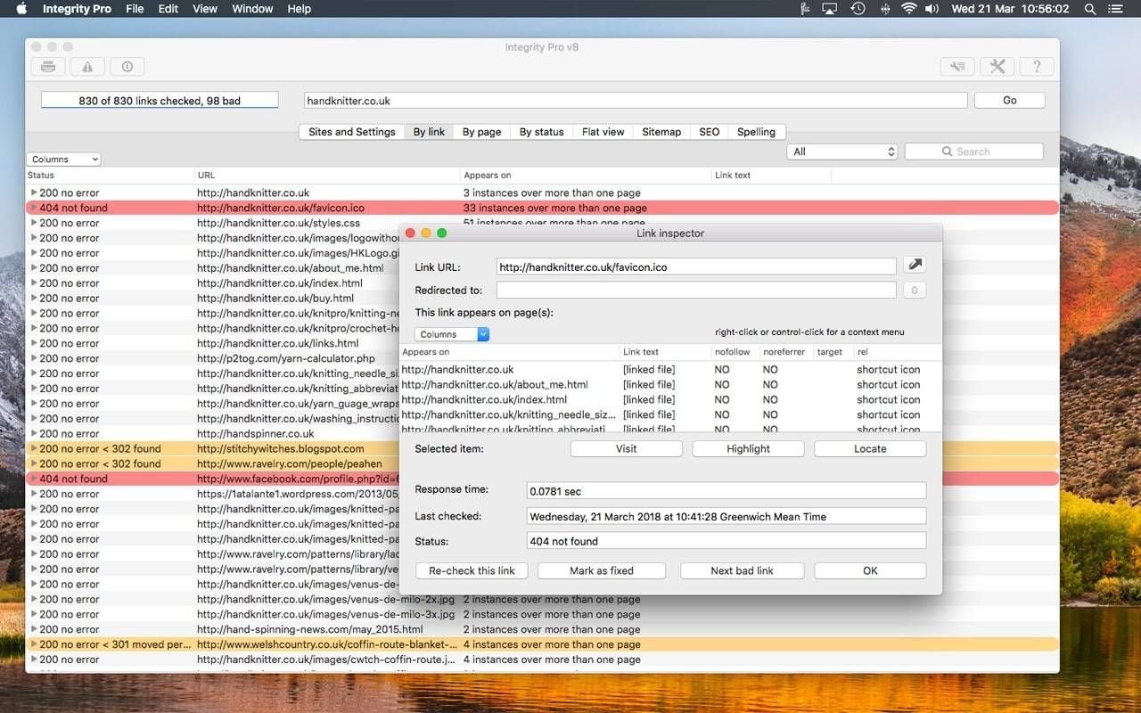 Integrity Pro for mac &#8211; 网站死链接清理工具