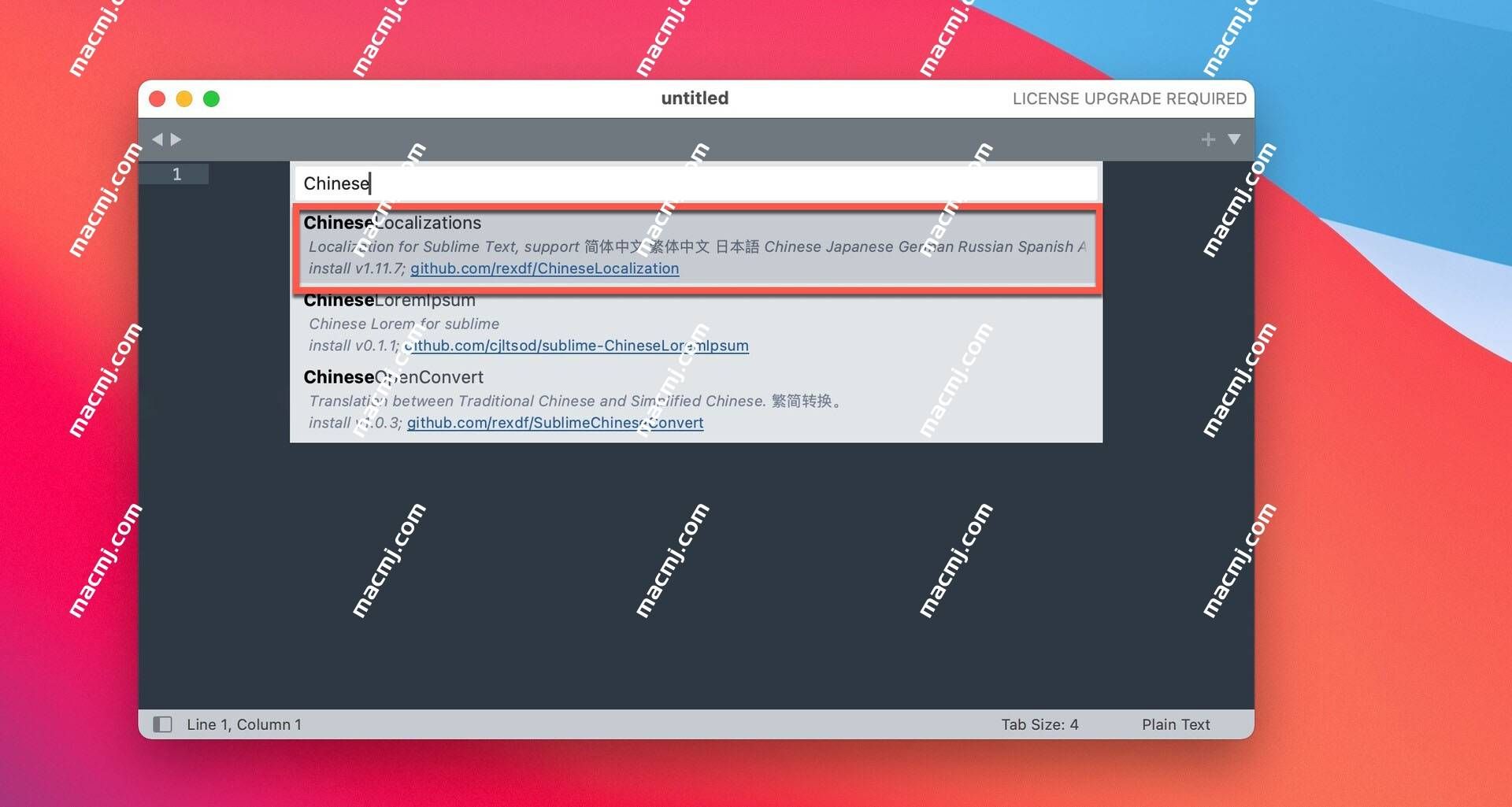 sublime text for Mac(代码编辑器)