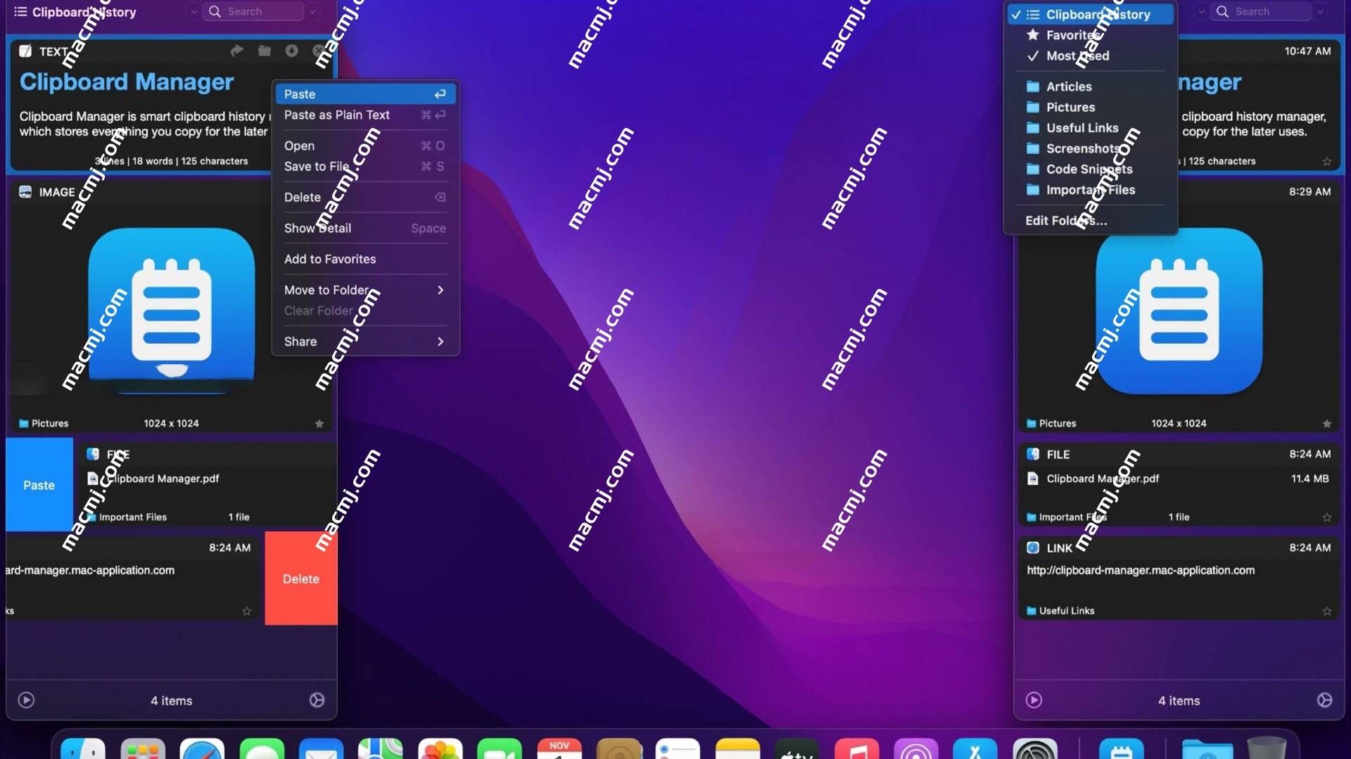 Clipboard Manager for mac(mac剪贴板管理工具)