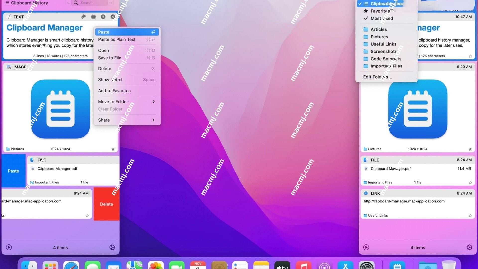 Clipboard Manager for mac(mac剪贴板管理工具)