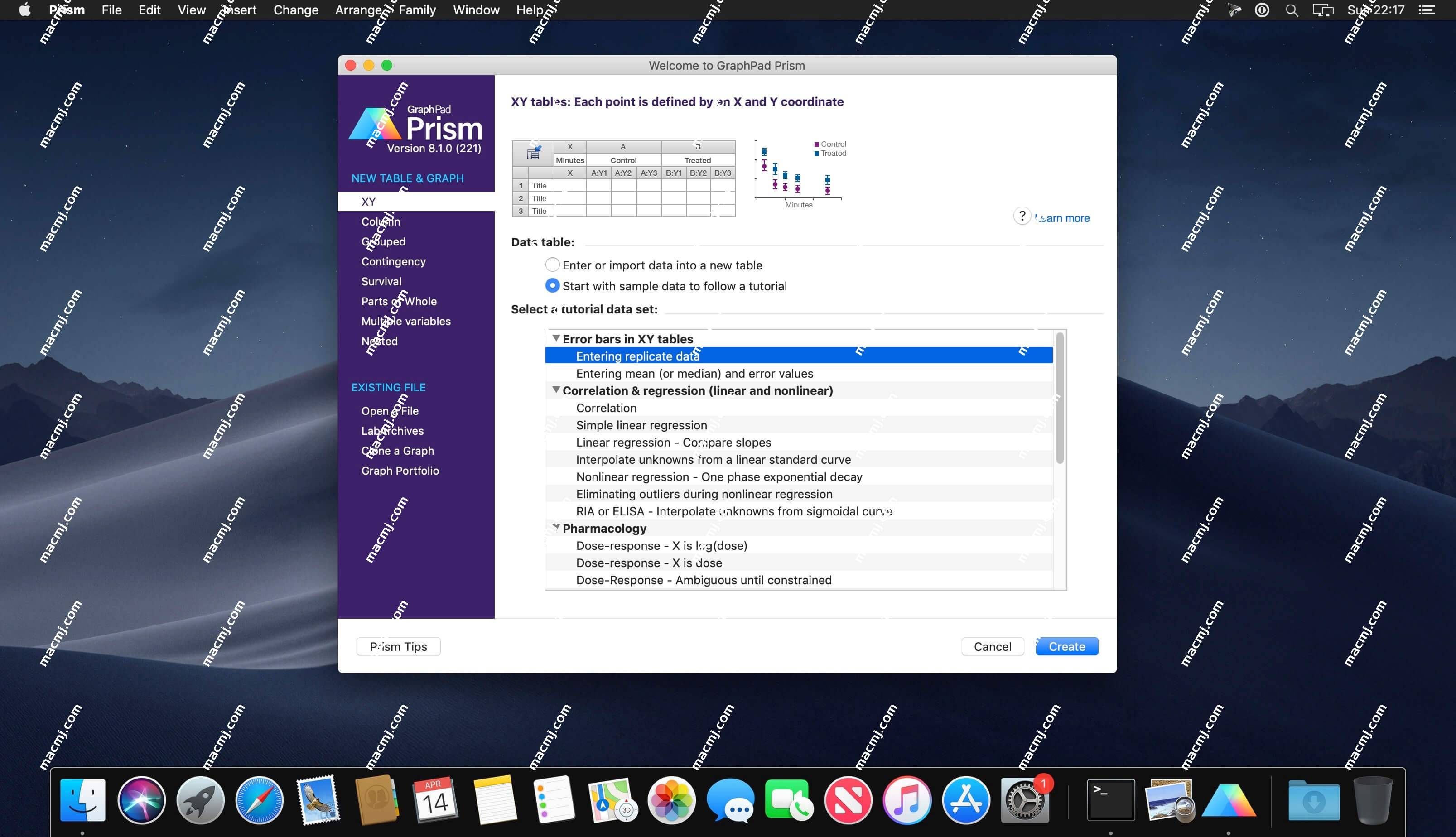 graphpad prism for Mac(专业医学绘图软件)