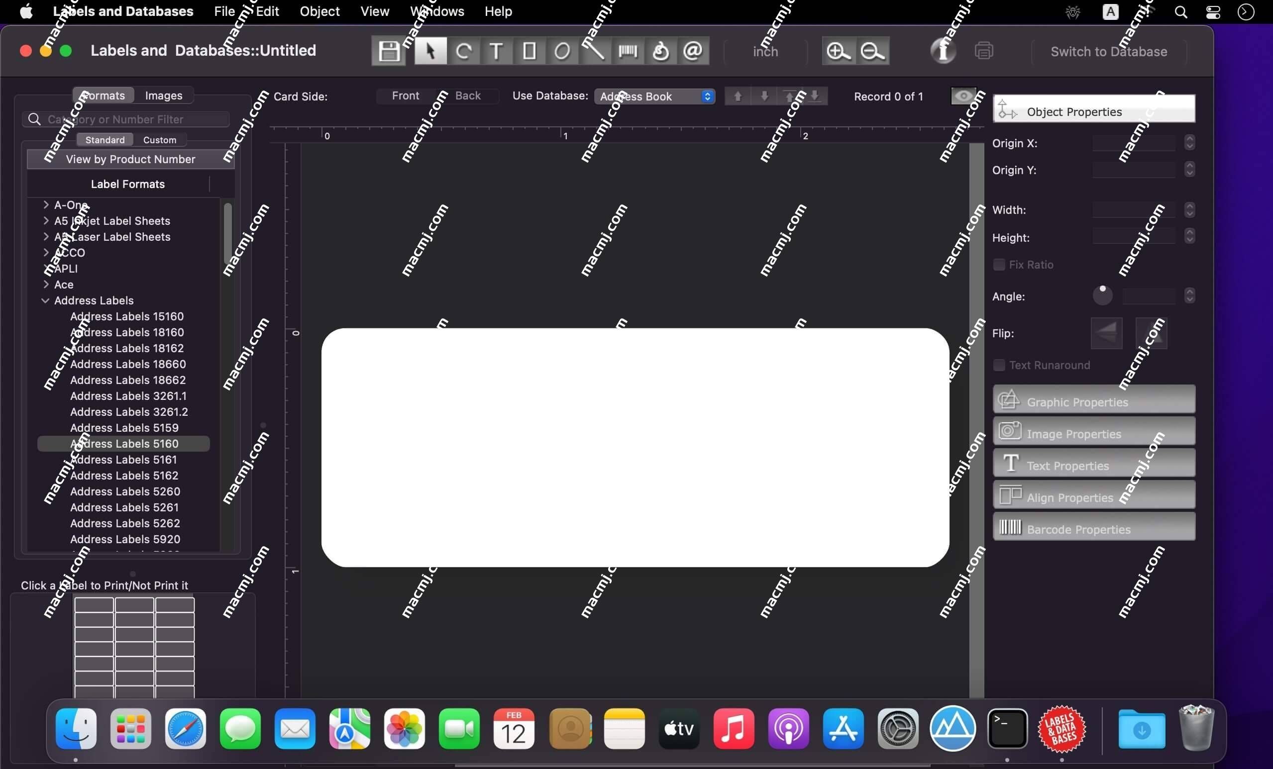 Labels and Databases for Mac( 数据库标签制作软件)