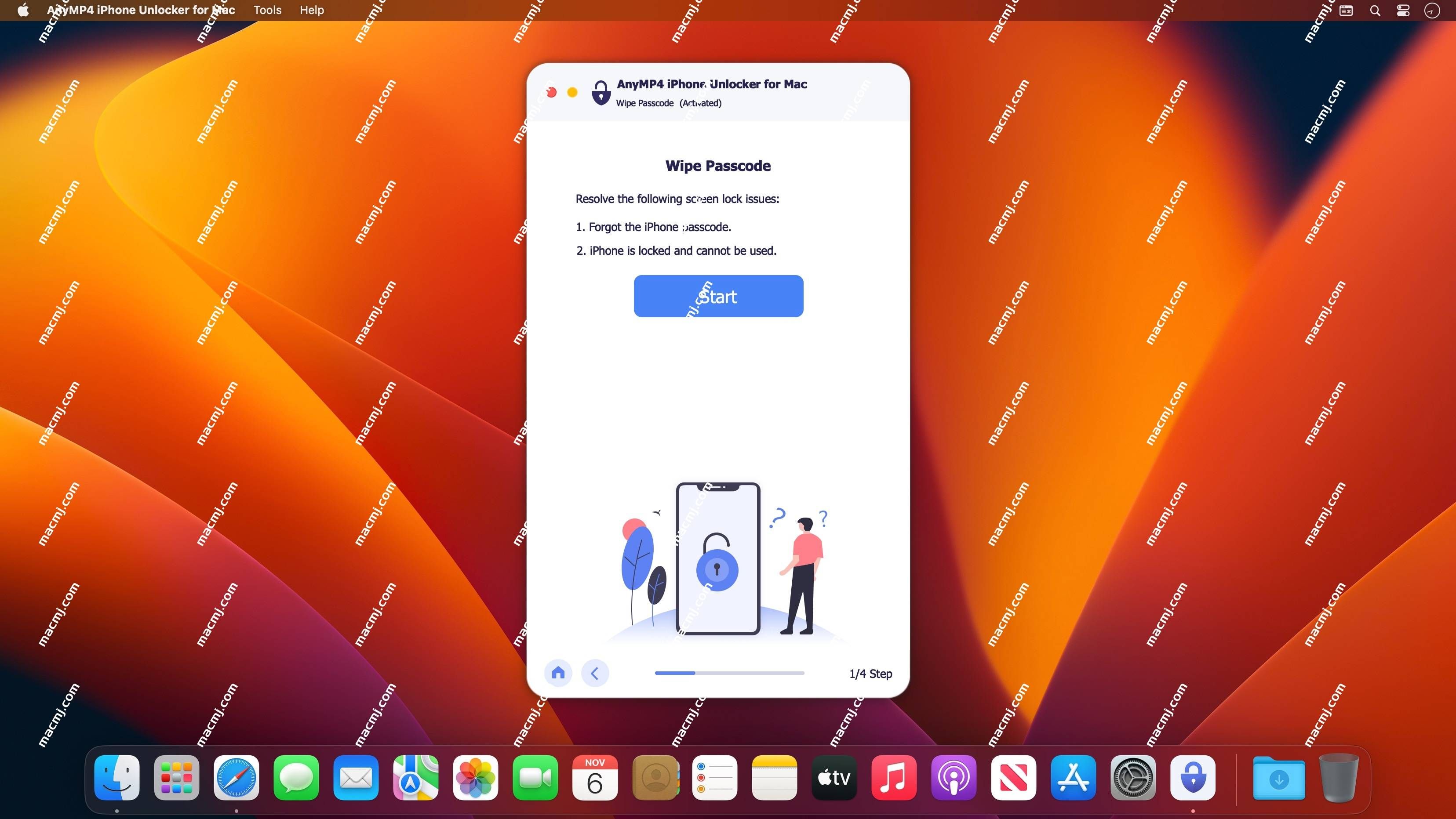 AnyMP4 iPhone Unlocker for Mac(iPhone解锁器)