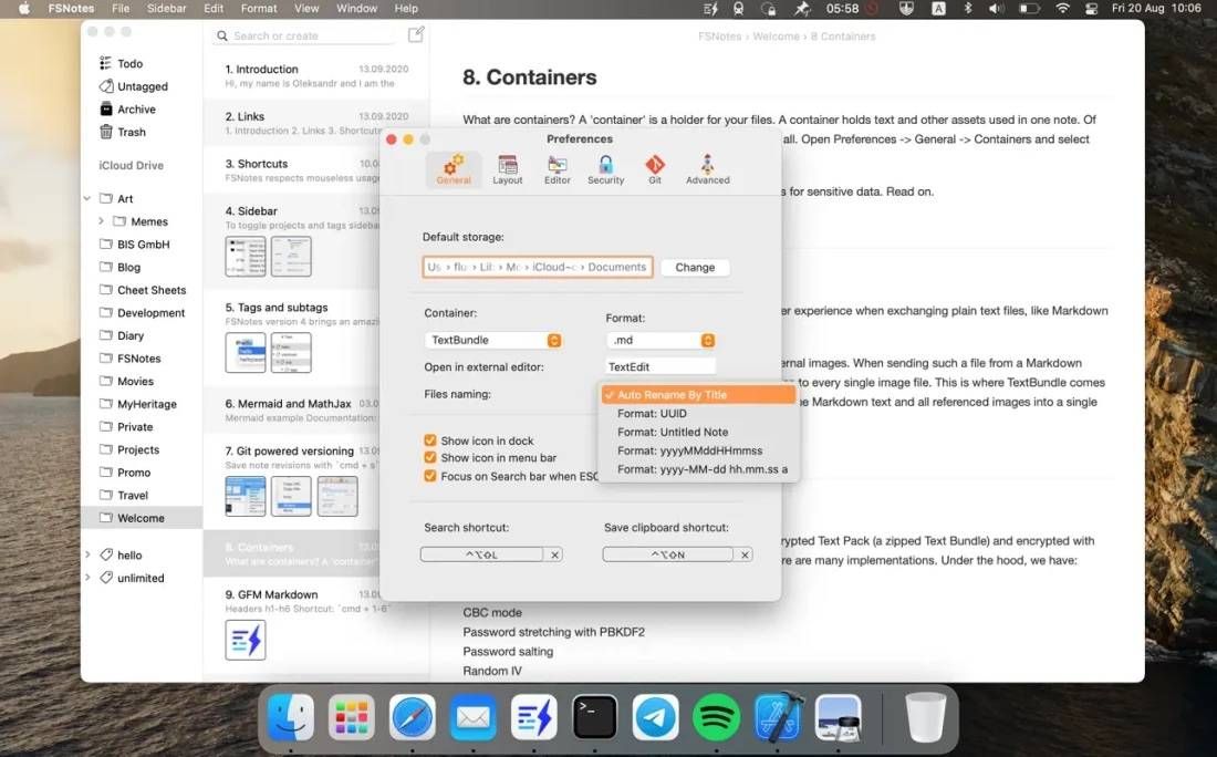 FSNotes for mac(mac文本处理工具)