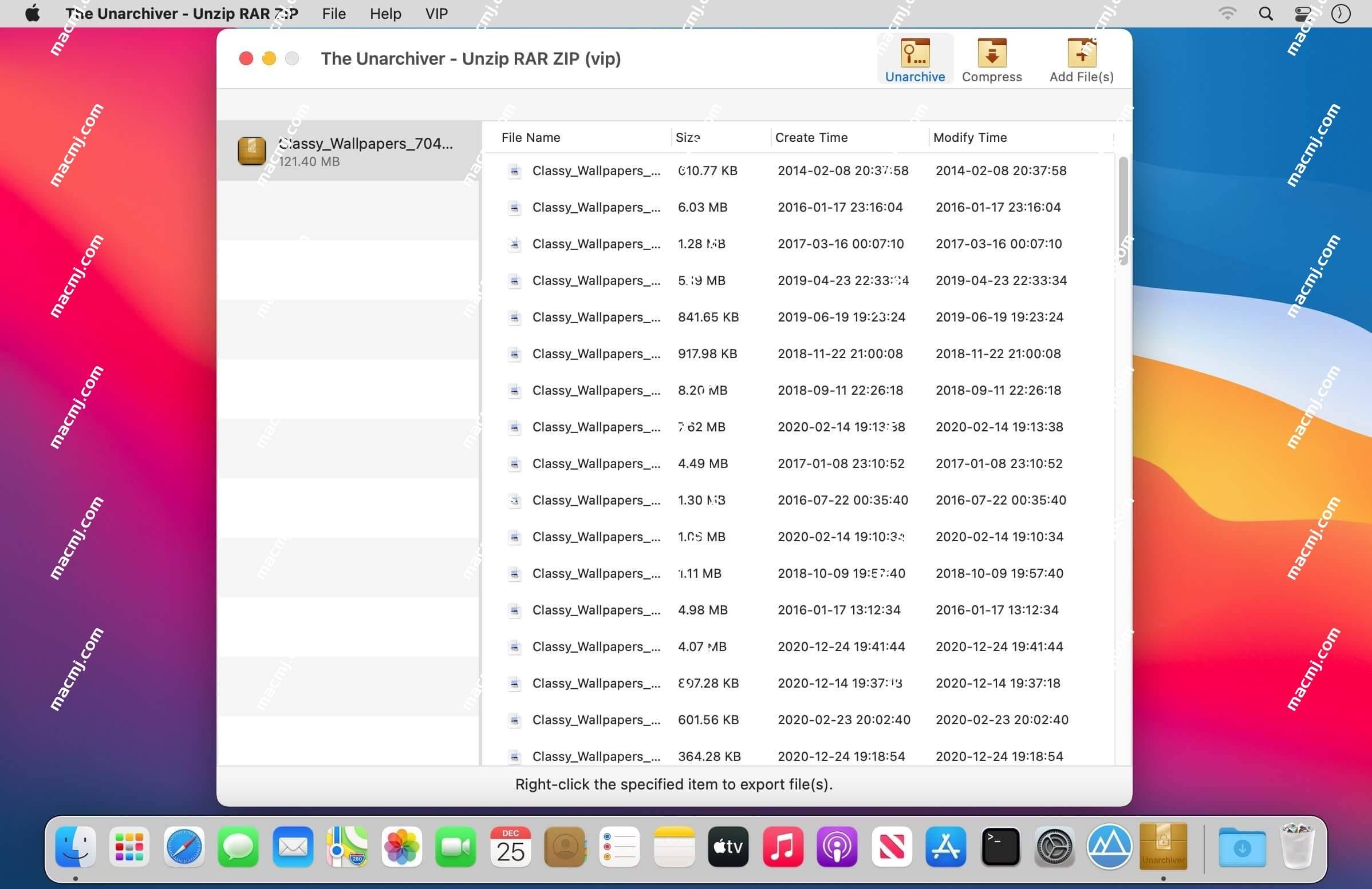 The Unarchiver Unzip RAR ZIP for mac(解压缩软件)