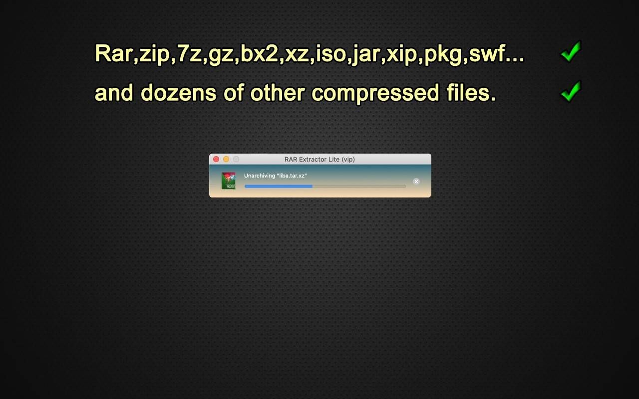 RAR Extractor &#8211; The Unarchiver Pro for mac(简单小巧的压缩软件)