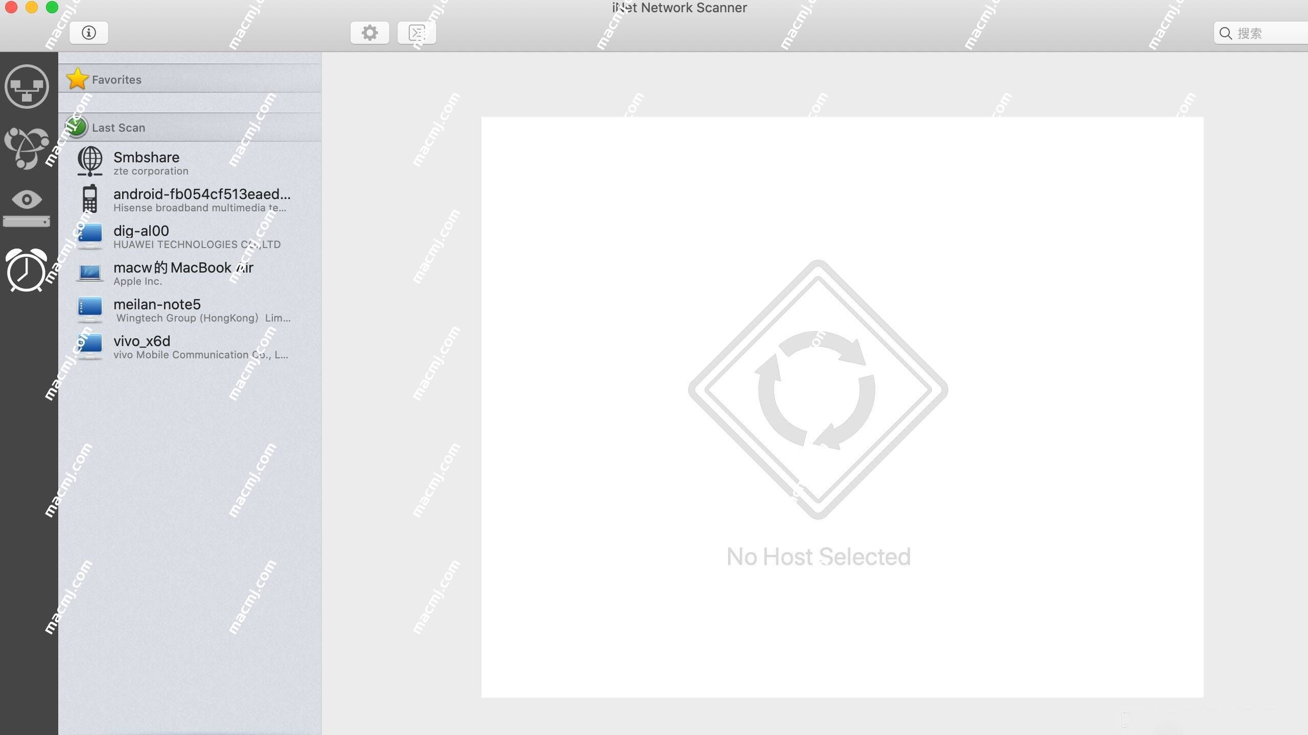 iNet Network Scanner for Mac(网络扫描工具)