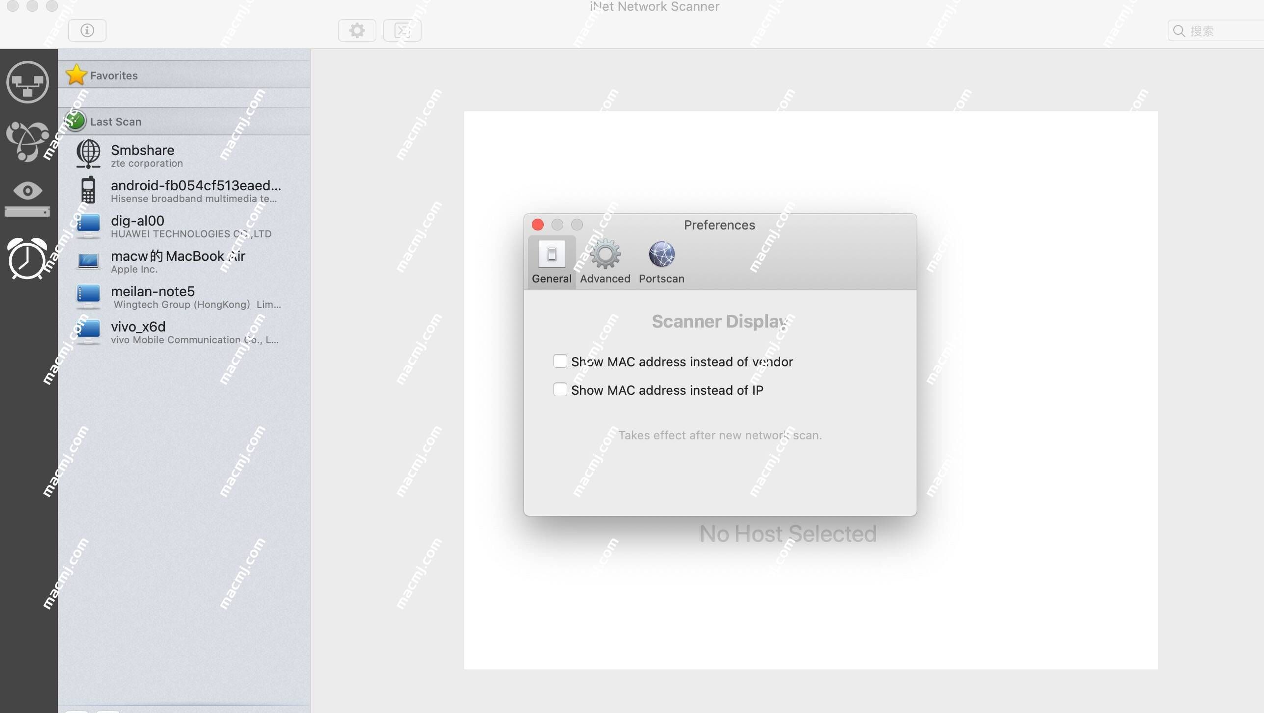 iNet Network Scanner for Mac(网络扫描工具)
