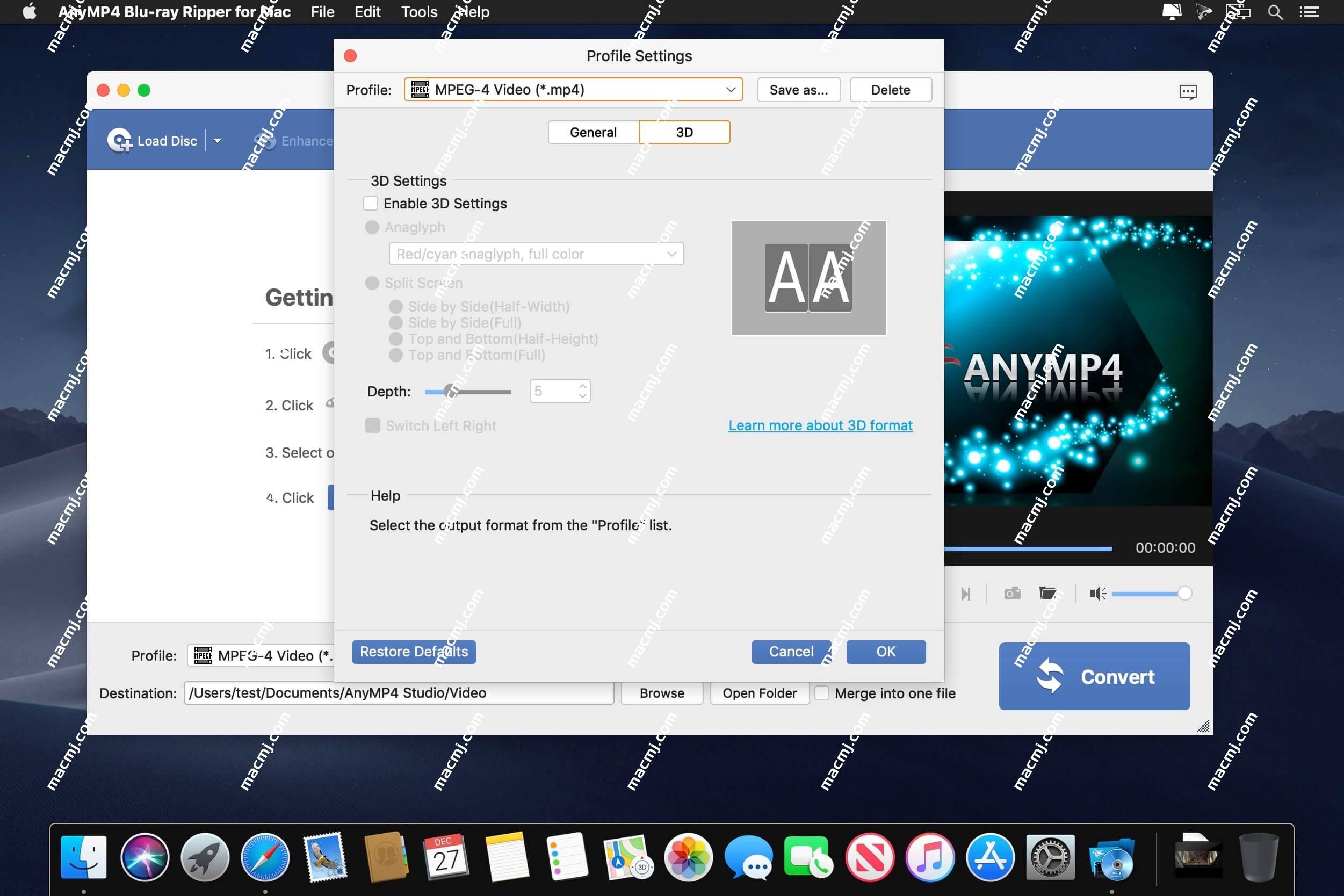 AnyMP4 Blu-ray Ripper for Mac(蓝光视频格式转换器)