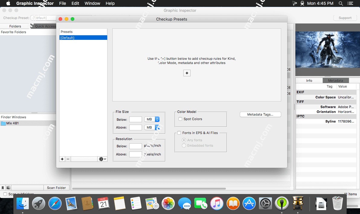 Graphic Inspector for mac(mac图像检查器)