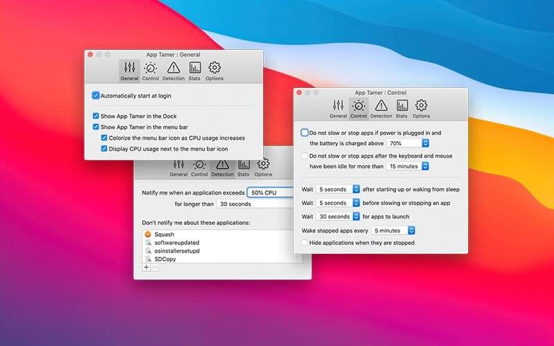 App Tamer for Mac(CPU优化电池管理工具)