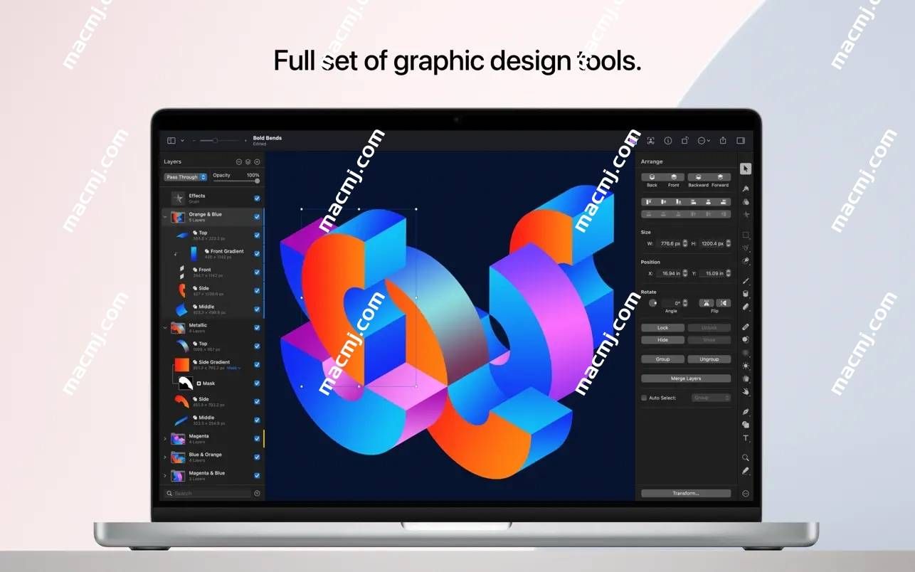 Pixelmator Pro for mac Mac图像处理软件