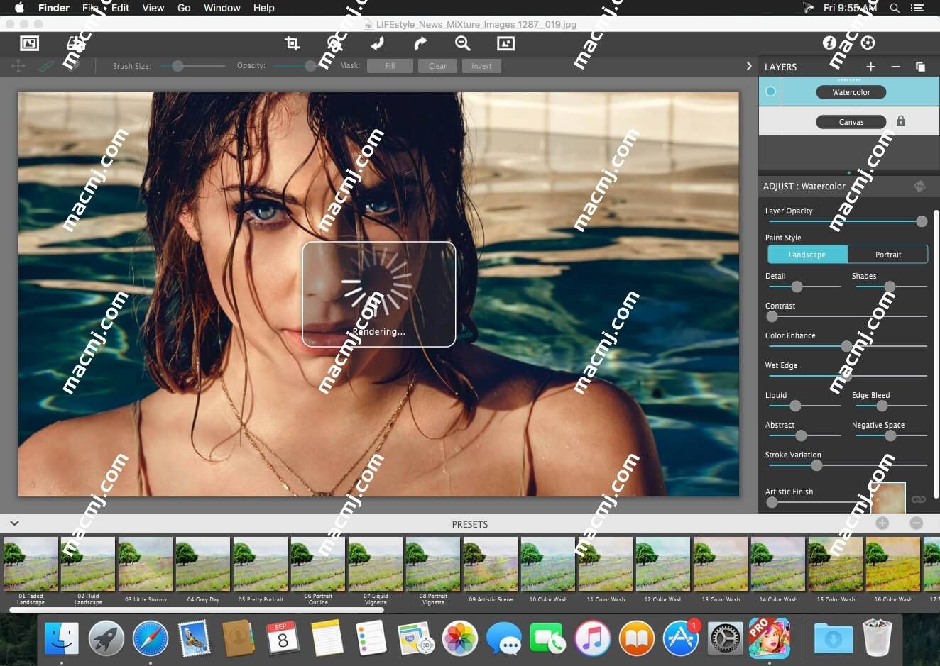 Jixipix Watercolor Studio Pro for Mac(照片转水彩画特效工具)