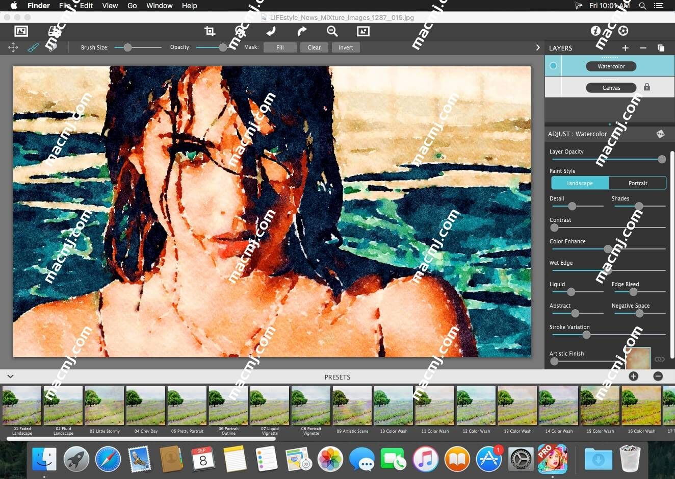 Jixipix Watercolor Studio Pro for Mac(照片转水彩画特效工具)