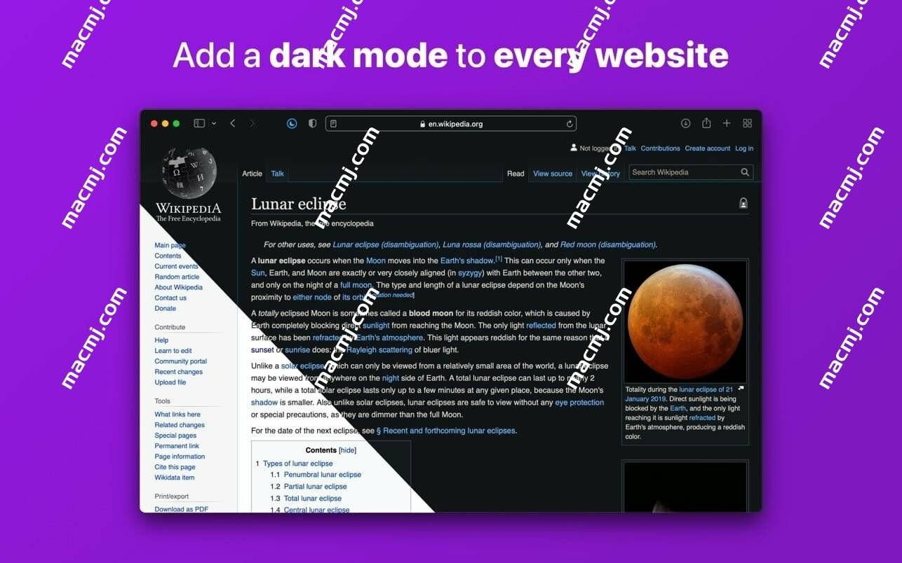 Noir – Dark Mode for Safari (Safari 扩展程序)